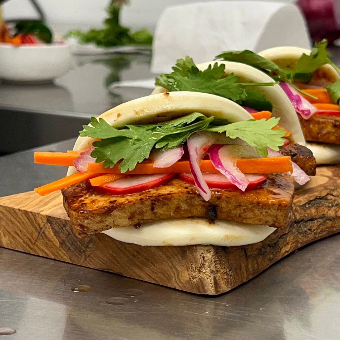 Hoisin Tofu Bao Buns
